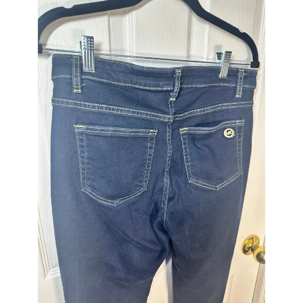 Michael Kors Dark Wash‎ Denim Jeans Slim Fit Classic Style Women's Size 8